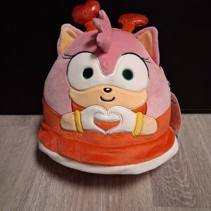 NWT 8-in. Valentine's Day Sonic the Hedgehog Amy Squishmallow